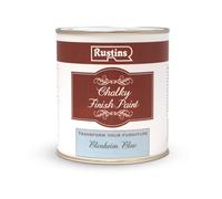 RUSTINS Chalky Finish Paint Blenheim Blue 250ml