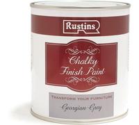 RUSTINS Chalky Finish Paint Georgian Grey 500ml