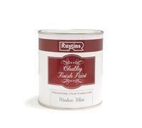 RUSTINS Chalky Finish Paint Windsor White 500ml