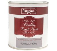 Rustins CHAPG250 Chalky Finish Paint Georgian Grey 250Ml