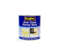 Rustins Damp Seal Paint - Water-Resistant Primer for Walls and Ceilings, Effectively Seals Damp Stains, Quick-Drying and Easy to Apply for Long-Lasting Results500ml