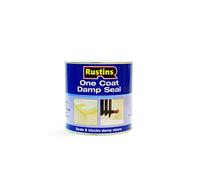 Rustins Damp Seal Paint - Water-Resistant Primer for Walls and Ceilings, Effectively Seals Damp Stains, Quick-Drying and Easy to Apply for Long-Lasting Results -250ml