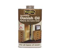 Rustins DANO5000 Original Danish Oil 5 Litres - Rich, Natural Glow - Enhances Wood Grain Beautifully, Professional-Grade Finish, Easy DIY Application
