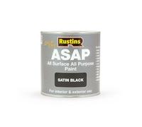 RUSTINS Decorative Paints, Black, 1 L (Pack of 1)