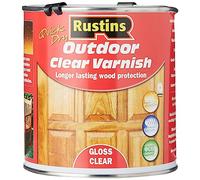 Rustins EAVG1000 Exterior Varnish Clear Gloss 1 Litre