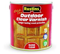 Rustins EAVG2500 Quick Drying Outdoor Clear Varnish Gloss 2.5 Litre