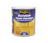 Rustins Quick Dry Outdoor Clear Varnish 250ml Satin