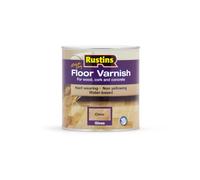 Rustins Floor Varnish Clear 1L Gloss - Fast-Drying Floor Protection for Interior Wood - Easy Application with Tough, Long-Lasting Clear Finish