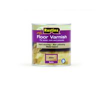Rustins Floor Varnish Clear Satin 1L - ? Tough, Scratch-Resistant Protection for Wooden Floors | Easy to Apply & Fast Drying