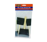 RUSTINS Foam Brushes - 1"; 2"; 3" & 4" (TRIPLE PACK)