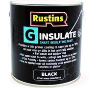 Rustins G Insulate Smart Insulating Paint Black 2.5L