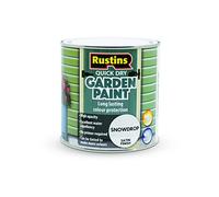 RUSTINS GAPSN750 Quick Dry Garden Paint Snowdrop 750ml
