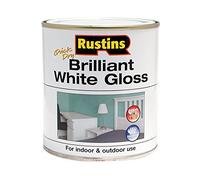 Rustins Gloss Paint Brilliant White Water Based 250 ml