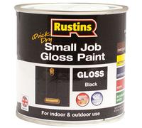 Rustins GPBLW250 Quick Dry Small Job Gloss Paint Black 250ml