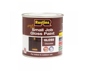Rustins GPCHW250 Quick Dry Small Job Gloss Paint Chocolate 250Ml
