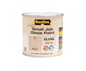 Rustins GPMGW250 Quick Dry Small Job Gloss Paint Magnolia 250Ml