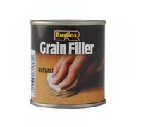 Rustins Grain Filler 230g-Natural, Available in 4 Shades | Smooth Finish for Furniture, Doors & Wood Restoration