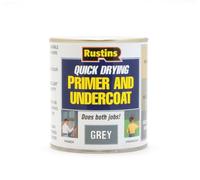 Rustins GYPU1000 Quick Dry Primer & Undercoat Grey 1 Litre