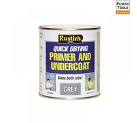 Rustins GYPU1000 Quick Dry Primer & Undercoat Grey 1 Litre