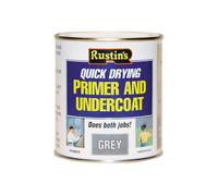 Rustins GYPU250 Quick Dry Primer & Undercoat Grey 250Ml