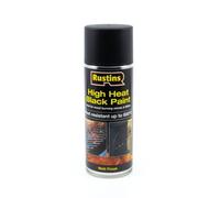 RUSTINS High Heat Black Paint 400 ml (Pack of 1) Spray
