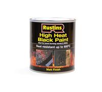 RUSTINS High Heat Black Paint 500ml