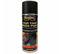 Rustins High Heat Black Paint 400ml