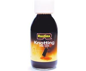 Rustins Knotting White/Natural Knot Sealer for Wood 125ml/300ml/500ml/1L