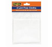 Rustins LFCT003 Lint Free Cloths (Pack 3)