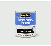Rustins Masonry Paint 250ml Black