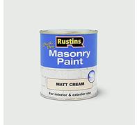Rustins Masonry Paint 250ml Cream