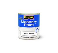 RUSTINS Masonry Paint Matt White 250ml