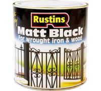 Rustins 1L Quick Dry Paint - Matt Black