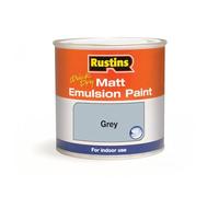 RUSTINS Matt Emulsion Paint Grey 250ml