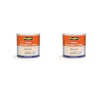 RUSTINS Matt Emulsion Paint Magnolia 500ml (Pack of 2)