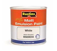 RUSTINS Matt Emulsion Paint white/magnolia/grey-250ml-500ml