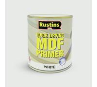 Rustins Mdf Primer - White, 250Ml - Quick Drying Water-Based Primer - Premium Primer For Interior & Exterior Mdf Surfaces