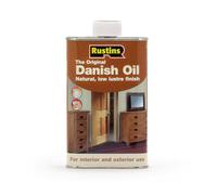 RUSTINS Original Danish Oil 500ml- Rich, Natural Glow - Enhances Wood Grain Beau