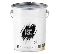 Rustins Paint For Pros - Magnet Paint 5L - Turns Virtually Any Smooth Flat Surface Into A Magnetic Work Or Play Area