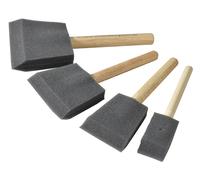 Rustins PBRUSHPACK Foam Brush Set 4 Piece