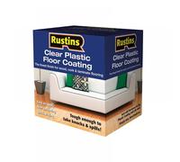 Rustins PCFS4000 Clear Plastic Floor Coating Kit Satin 4 Litre