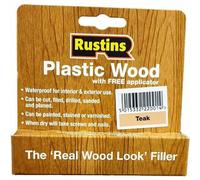 Rustins Plastic Wood 30g Teak