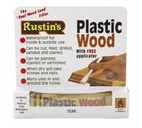 Rustins Plastic Wood 30g Teak