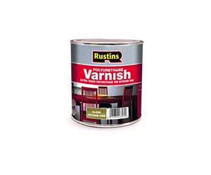 Rustins POGA500 Polyurethane Varnish Antique Pine Gloss 500ml, Satin
