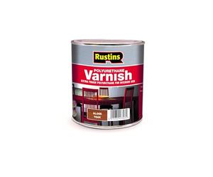 RUSTINS POGT500 Polyurethane Varnish, Teak Gloss, 500 ml