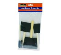 Rustins Poly Foam Brushes - Professional Grade Paint Applicators for Smooth Finishes