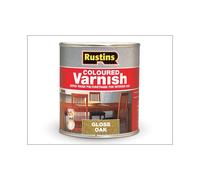 Rustins Polyurethane Gloss Varnish 250ml Teak