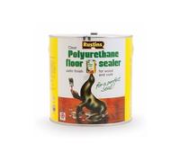 Rustins Polyurethane Floor Seal Satin 1 Litre - Tough, Water & Solvent-Resistant Floor Finish for Wood, Cork, MDF & Concrete PSFS1000