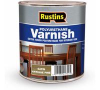 RUSTINS Polyurethane Varnish, Antique Pine Satin, 250 ml