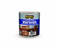 Rustins Polyurethane Satin Varnish 1L Teak